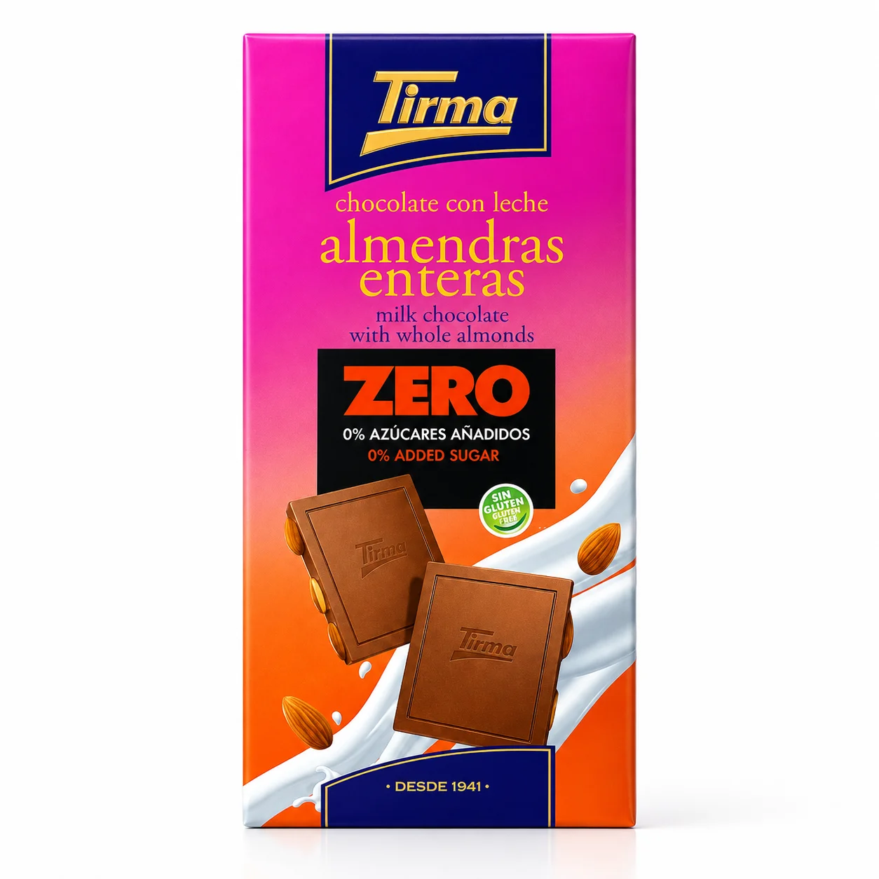 Tirma Milk Chocolate with Whole Almonds-2